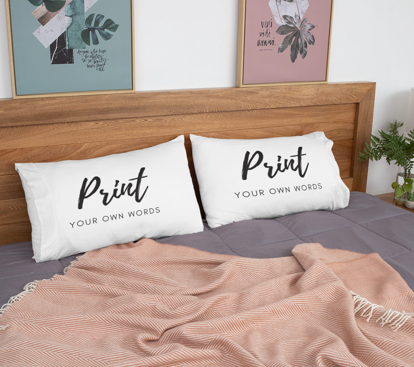 Pillowcase - Personalized with name, personal message, or image