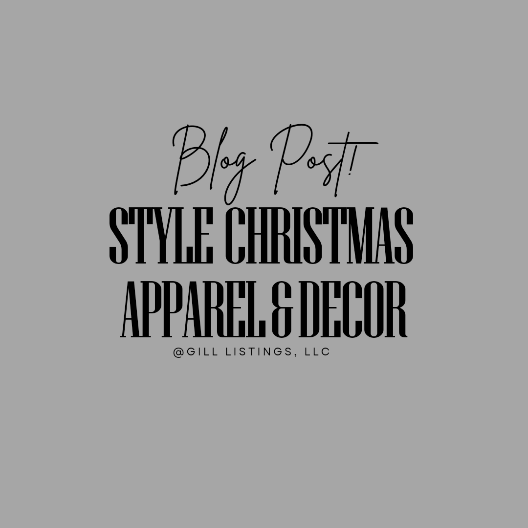 How to style christmas apparel and decor