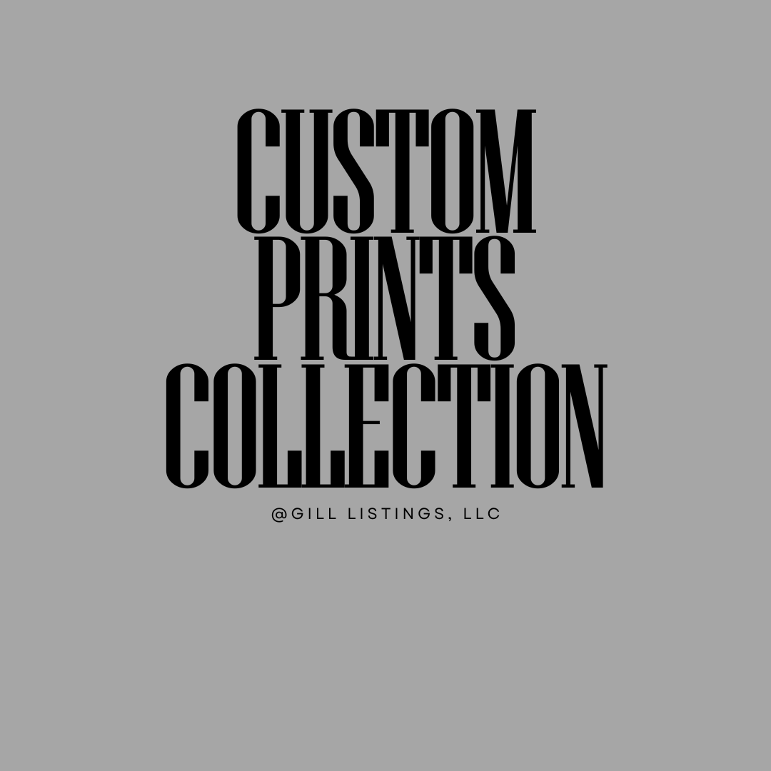 Custom T-shirts, Custom Prints, Custom digital files