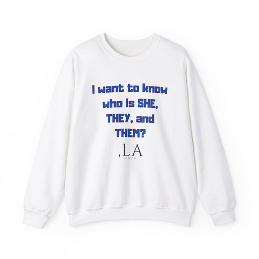 Kamala election debate Unisex Heavy Blend™ Crewneck Sweatshirt