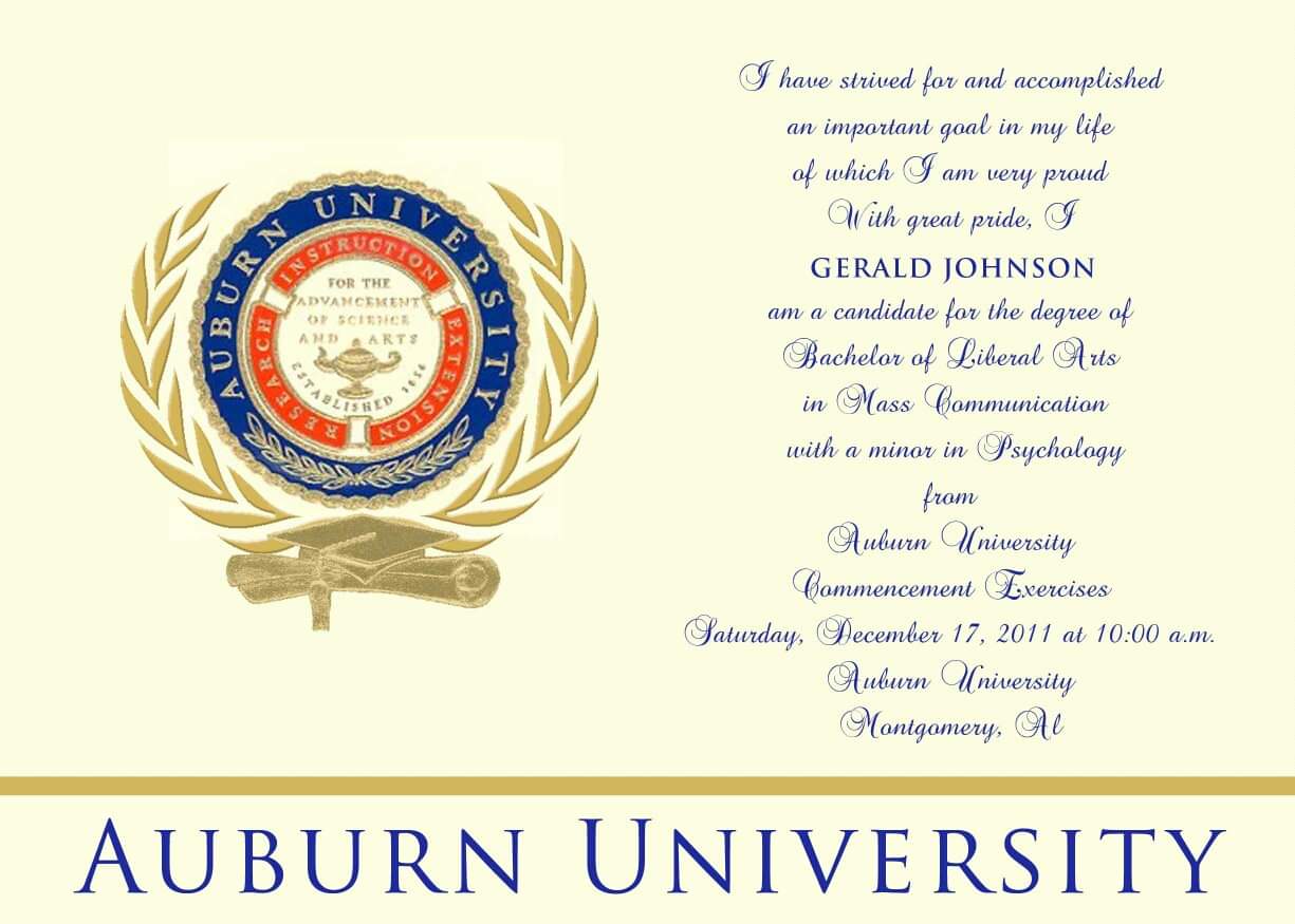 Digital Graduation Invitations