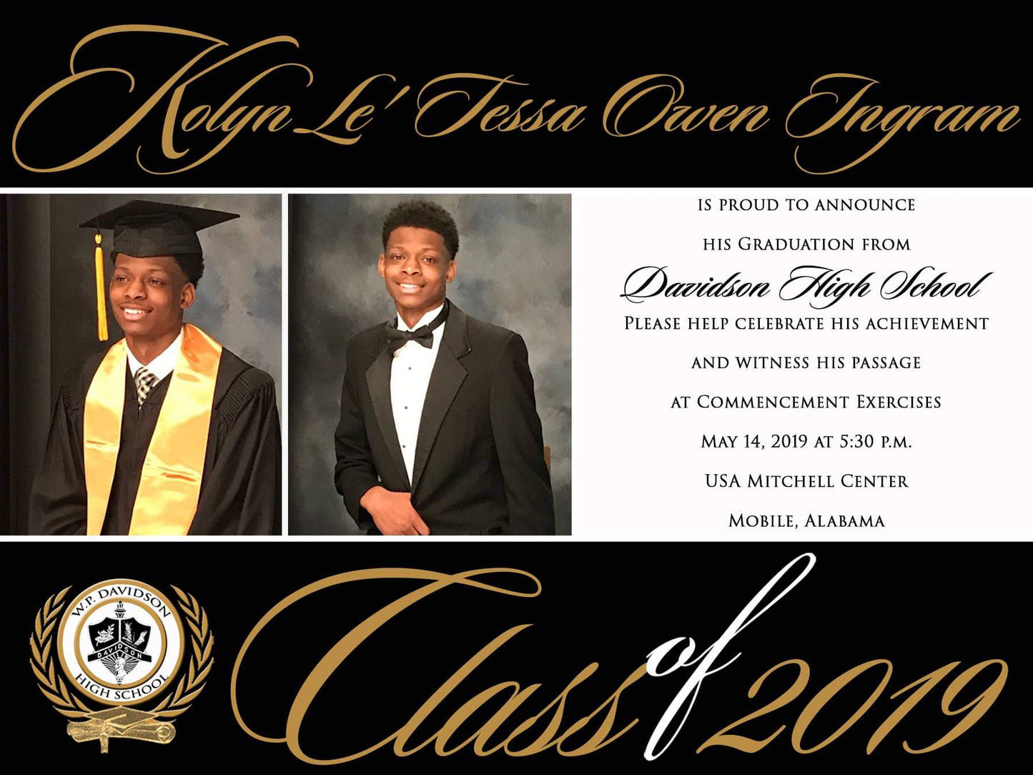 Digital Graduation Invitations