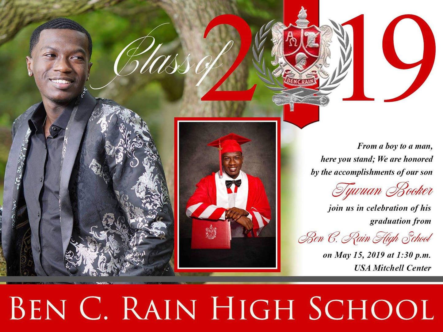 Digital Graduation Invitations
