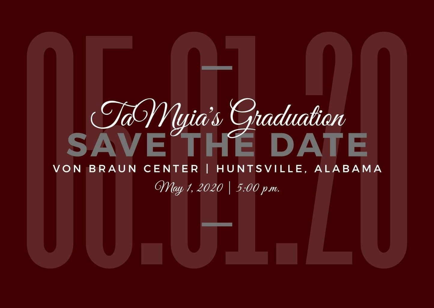 Digital Graduation Invitations